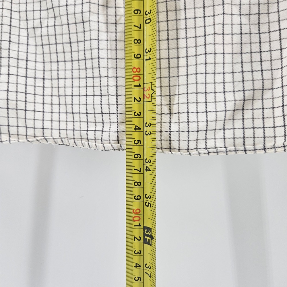 Ralph Lauren Mens XXL Custom Fit Check Button Down Shirt Tan Navy Long Sleeve - Picture 8 of 9